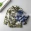 Weekday clothing wholesale 100% cotton printed casual camouflage shirts boys