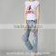 best selling auschalink ladies new pattern fancy jeans pants 2016