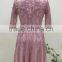 2017 New Design Casual Style Crochet Lace Midi Lady Dress