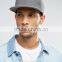 Gray Faux Suede Snapback cap Custom Hats caps free sample hat