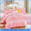 Hotel Home Four Pieces Super Soft Pink Duvet Cover Set