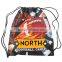 Sublimated Drawstring Bag With Double Sided Print - made from 600 denier polyester and measures 16"h x 13"w