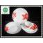 round red floral porcelain dinner set hotel collection
