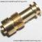 Brass knurled machine bushing sleeve inserts