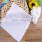 Convenient airline usage logo print white cotton towels