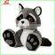 Wholesale Cute Gray Big Toes Raccoon Fur Plush Stuffed Toy