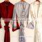 Fancy Texture Wholesale Hotel Satin Silk Bathrobe