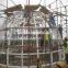 Customized Waterproof Large Span Steel Space Frame Roof Structure Glass Dome Roof Church Building Roof