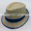 New Black Belt Men Encryption Straw Hat