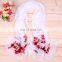 custom printing white chiffon beautiful scarf