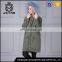 New luxury mr and mrs green fur lined parka
