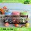 2014 new Hot sale glass spice bottle 3pcs