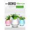Egg Shell Smart Music Flower Pot Speaker with Light Touch Plant for Home Office Decoration
