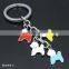 different color Libra /Scale keychian for sale cheap key rings