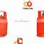 12.5KG Gas tank / LPG gas cylinder / gas jar with valve for cooking