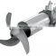 Sewage treatment system submersible horizontal mixer