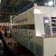 slotting printing die cutting on line with folder guler and stacker machi