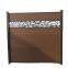 Various colours WPC waterproof outdoor privacy fence panel/garden wood fence/wpc screening