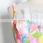 TWOTWINSTYLE Print Patchwork Ruffle Mesh Vest For Women Spaghetti Strap Vintage