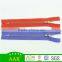 AAK Brand 3# Shiny Light Gold Closed End Y-teeth Stock Metal Zipper