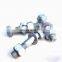 DIN6914 Zinc galvanized High tensile Bolts 10.9 With Large Hexagon Head For Steel Structures