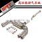super racing tailpipe auto exhaust system for Hyundai Sonata Veloster Rohens coupe exhaust mufflers catback with quad double tip