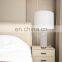 Nordic Design Marble Steel Lamp body Column Striped Alabaster Table Lamp