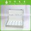 Best Sell factory custom made silver leather hinged box for diamant