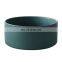 White Black Custom Ceramic Dog Food Feeder Water Feeding Bowl for Dog With on Stand