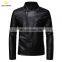 Fashion Leather Jacket Autumn Zipper Casual PU Soft Solid Motorcycle Leather Fashion Streetwear Slim Fit Jacket