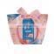 custom logo manufacter perfume high quality retail printed pink small gift shopping paper bag with ribbon