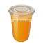 Bubble Tea Cup U Shape PP Plastic 700 Ml Beverage Single Wall