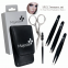 5pcs Eyebrow and Eyelash Grooming Set with Eyebrow Scissors Tweezers Women Eyebrow Tools