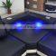 European LED Light living room sofas Modern sofa set furniture