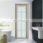 High quality French style double glazed frosted glass aluminum swing door