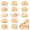 Baby Monthly Milestone Cards wood , Newborn Baby Birth Announcement Card