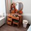 Modern Dresser With Mirror Dressing Table Wooden Bedroom Dresser Set Storage
