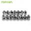 Topearl Jewelry Assorted Stainless Steel European Charm Bead Black White Silver TCP04