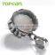 Topearl Jewelry Dragon Claw Red Evil Eye Skull Gothic Pendant Stainless Steel MEP03-09