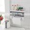 Kitchen Roll Wall Mounted Double Knife Plastic Wrap Storage Rack Paper Towel Holder