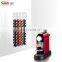 coffee shop plastic coffee pods storage acrylic wall mount coffee pod dispenser