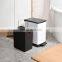 High quality household 10L stainless steel pedal garbage can modern style trash can for home and kitchen use