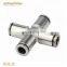 PZA pneumatic four 4 way union equal copper cross air brass connect pipe fittings