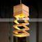 Modern Nordic Pendant Lights Wood Lighting Restaurant Bar Coffee LED Wooden Hanging LED Lamp Fixture