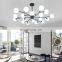 110V 240V Nordic Creative Linear Tree Branch Hanging Light Indoor For Hotel Home LED Chandelier Pendant LED Lamp