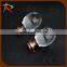 luxurious Hotel window decoration curtain pole/track finials-copper color