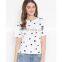 Custom Design summer tops casual floral print women t-shirts