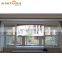 Guangdong frameless noiseless interior patio exterior glass aluminum sliding door