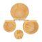 Elegant Design Ideal Wooden Bamboo Serving Bowl For Salad Fruit Candy Handcrafted Home