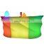 mobile coffee shop led bar counter light up portable glowing outdoor led bar furniture tables and chairs sofa set